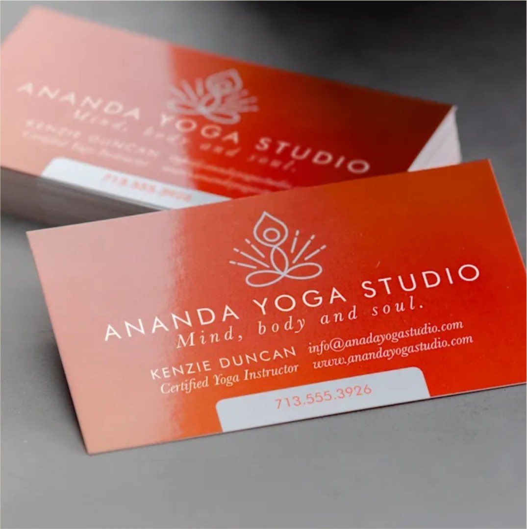 Laminated Business Cards