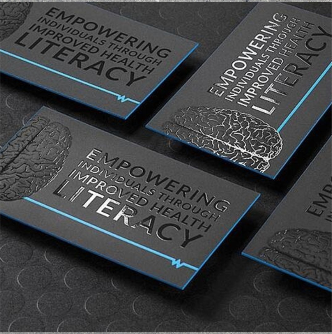 Embossed UV Visiting Cards