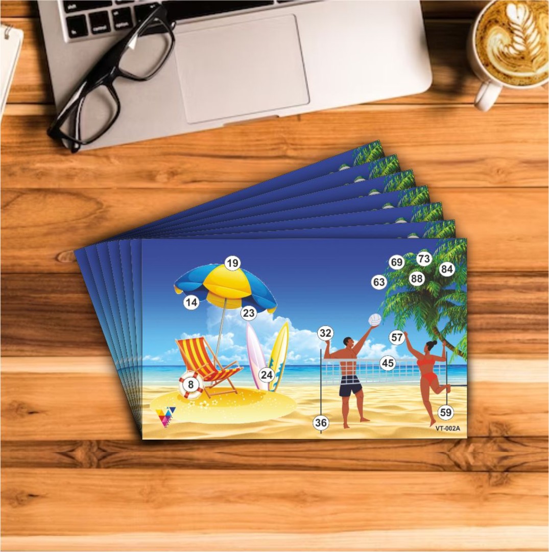 Beach Tambola Ticket