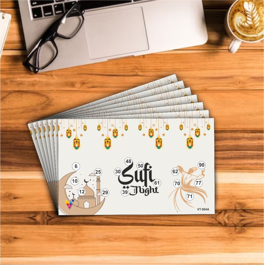 Sufi Night Tambola Ticket