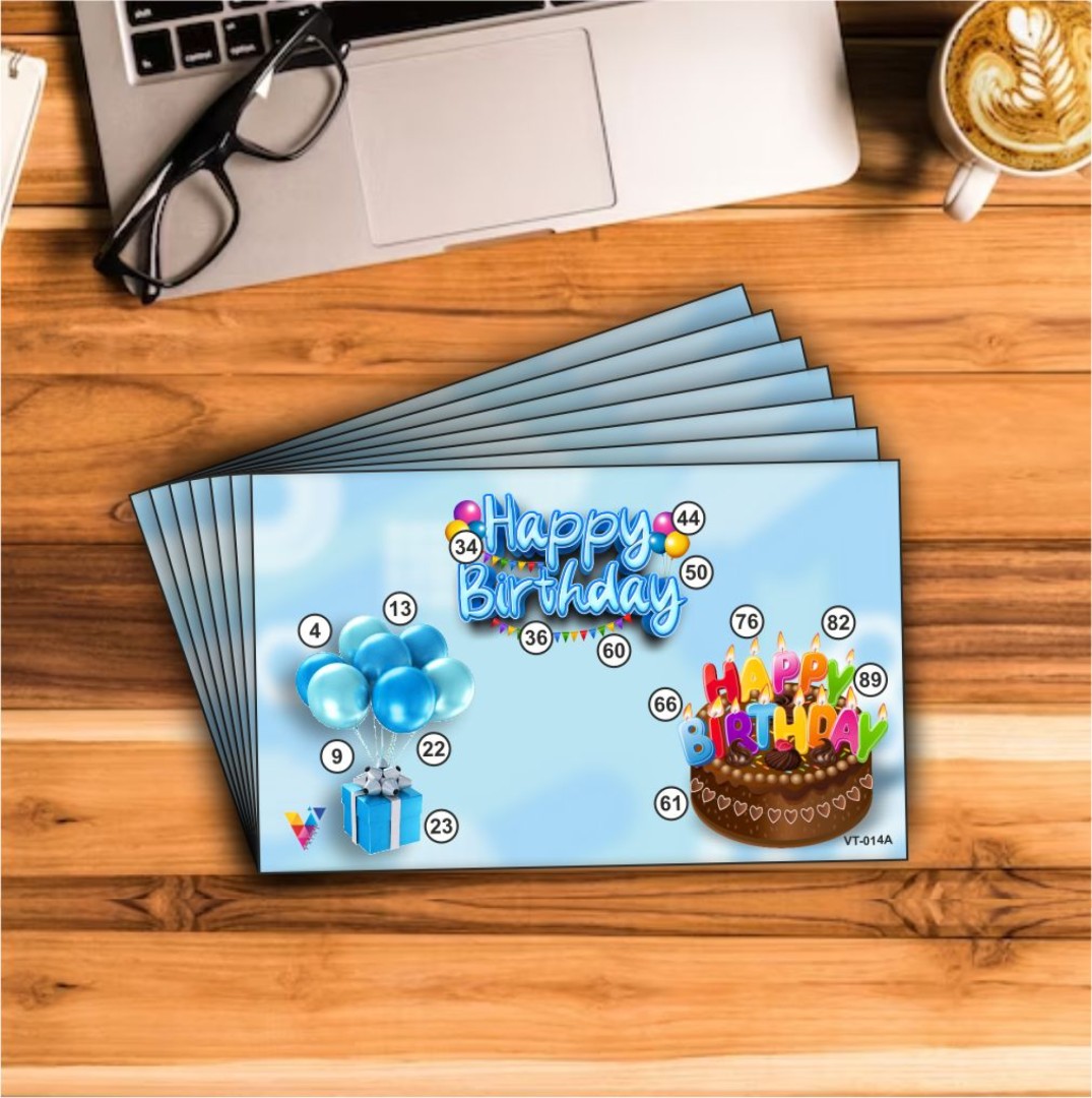 Birthday Tambola Ticket