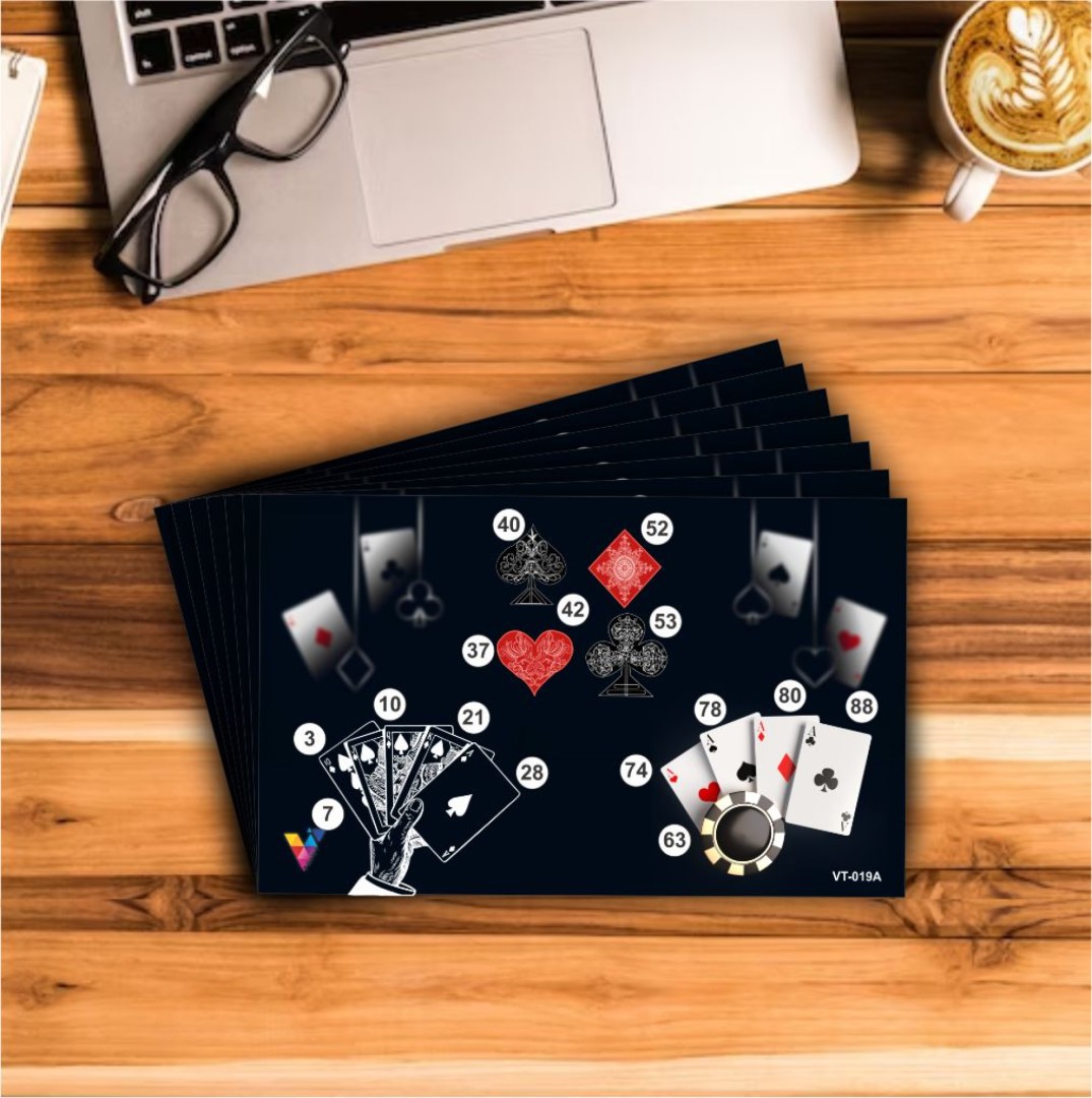 Poker Tambola Tickets