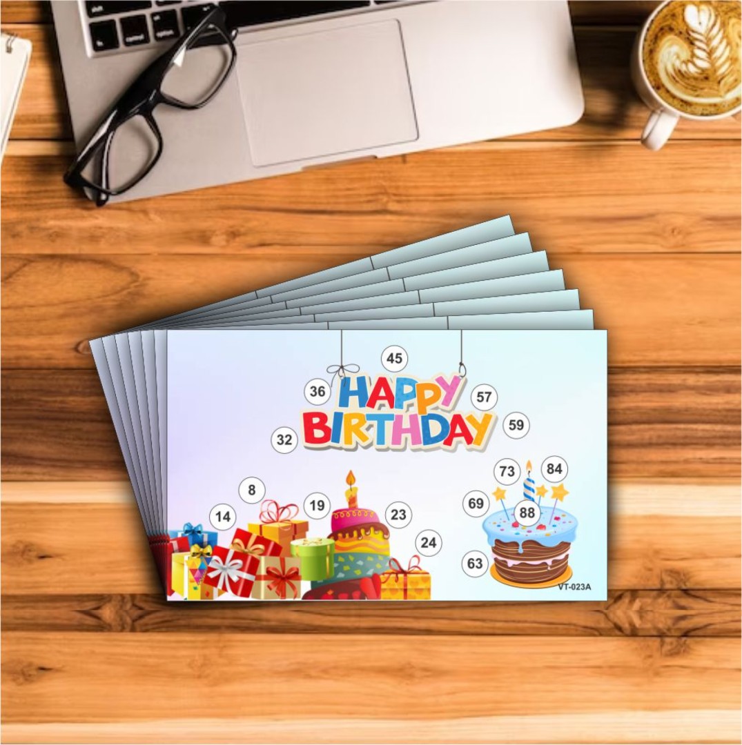 Birthday Tambola Ticket