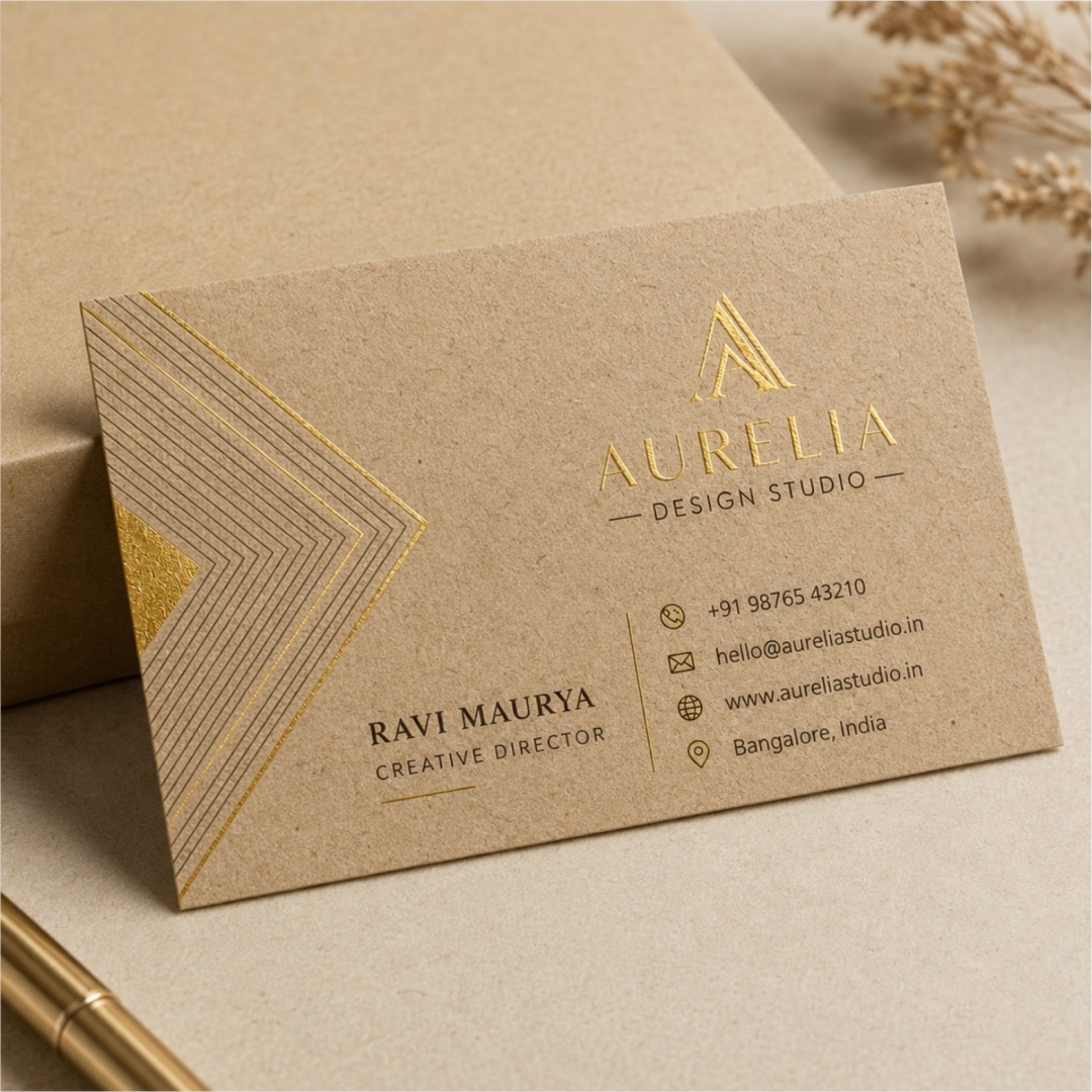 Craft Foil Visiting Card 800 GSM
